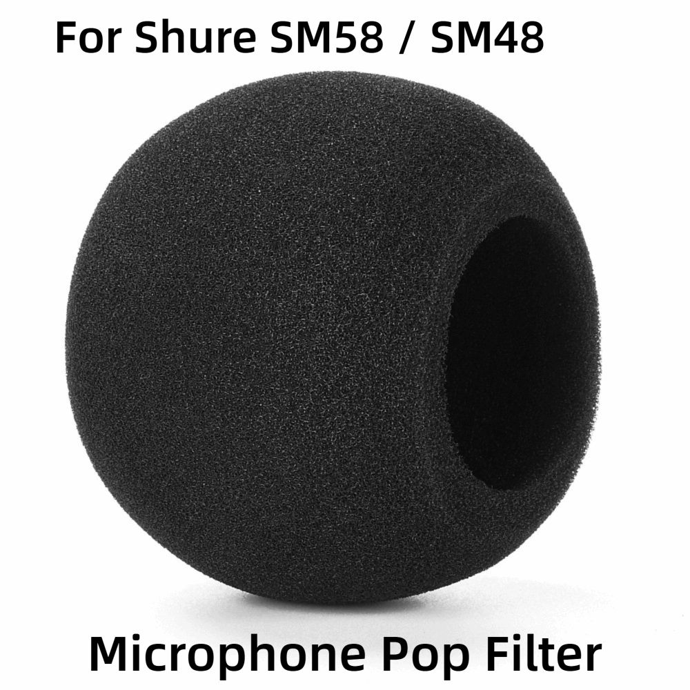 Shure Mic Sm58 - Yedek Mikrofon Ön Cam Kapağı Floklu
