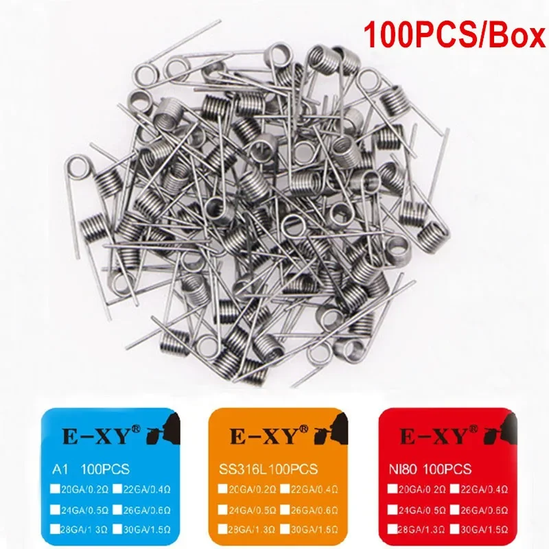 Coil Building Kit - 100 adet/kutu Önceden Hazırlanmış Bobin Teli