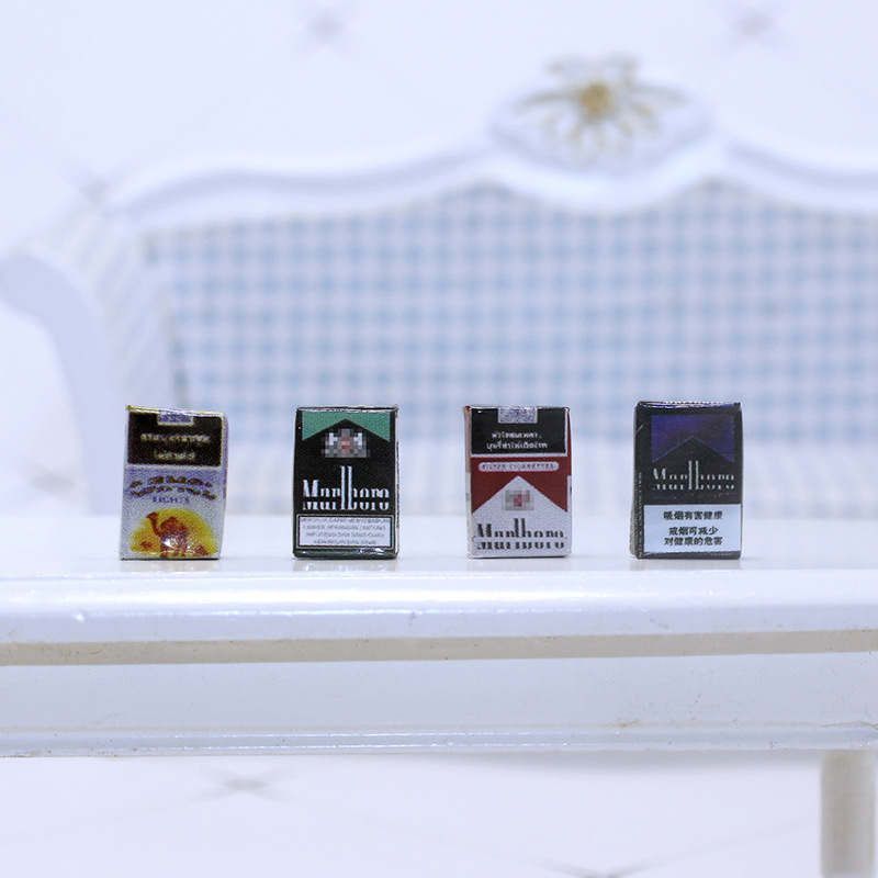 Vape Decoration - Sigara Kutusu Mini Puro Kutusu Dollhouse
