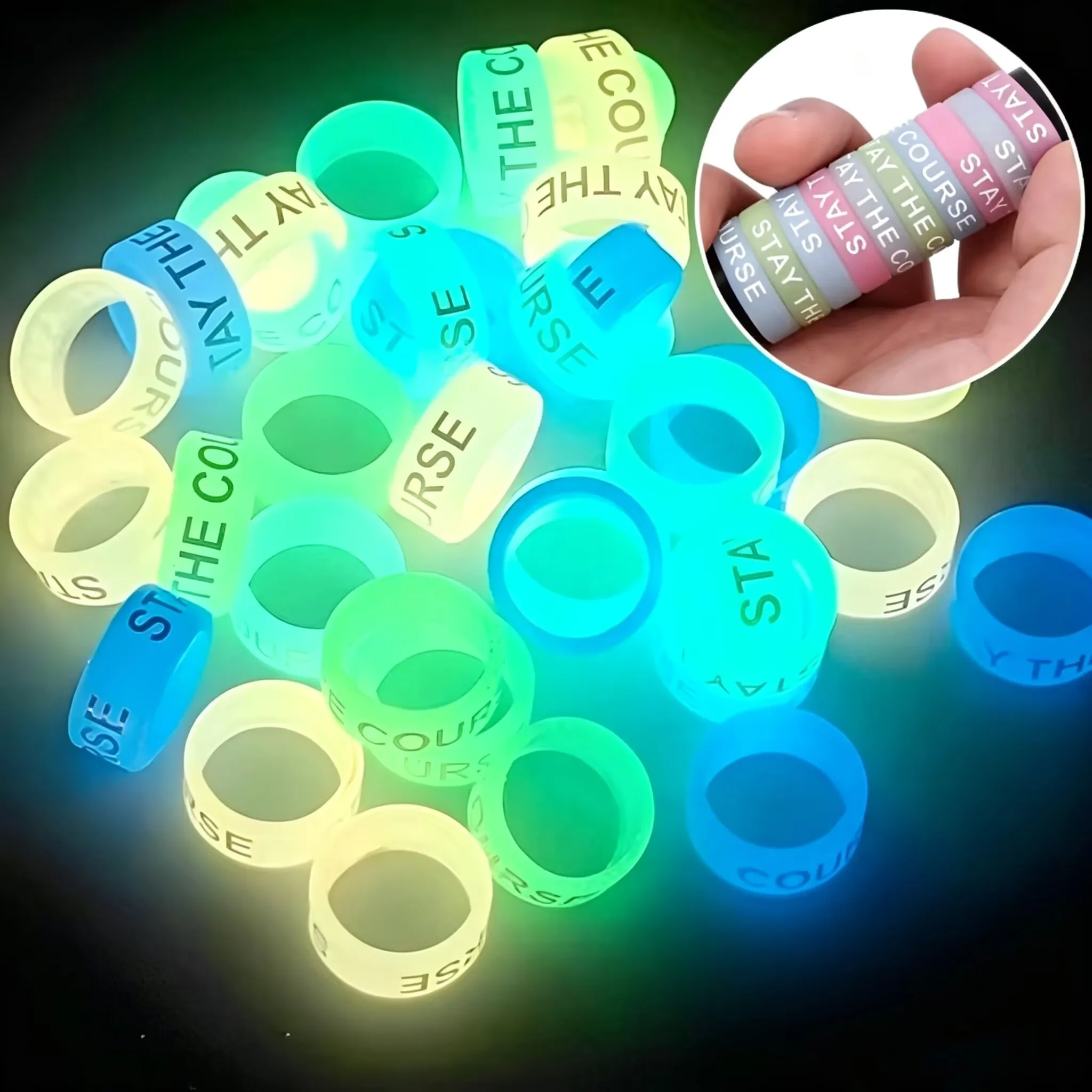 Vape Band Silicone - 20 adet kaymaz silikon çok daireli