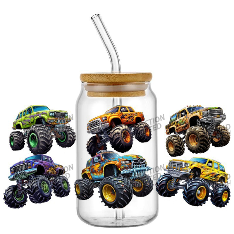 Monster Truck tasarım UV DTF K - Rdta Tank Glass incelemesi ve fiyatı