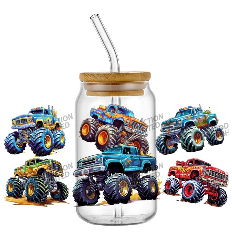Monster Truck tasarım UV DTF K - Rdta Tank Glass incelemesi ve fiyatı