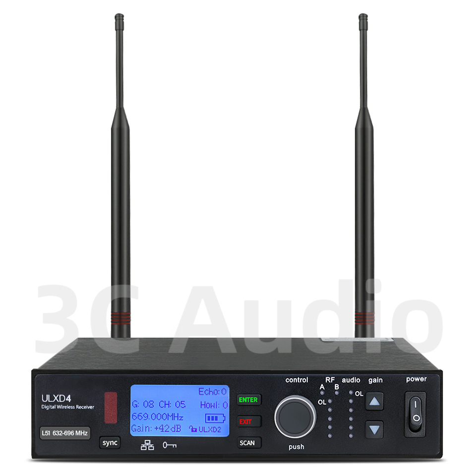 ULXD4-SLXD 500/600MHz Profesyo - Shure Mic Sm58 incelemesi ve fiyatı